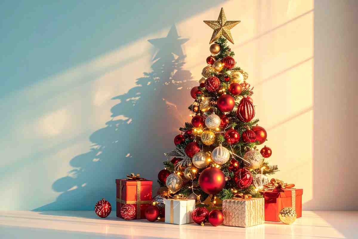 un albero di natale vicino alla finestra come simbolo degli errori da non fare