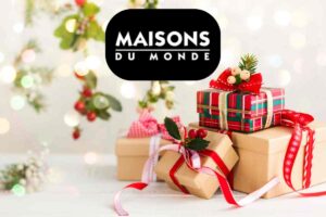 pacchetti regalo con la scritta maisons du monde