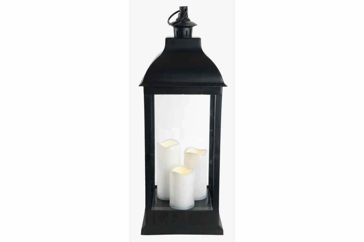 Lanterna con tre candele LED AUGIT JYSK