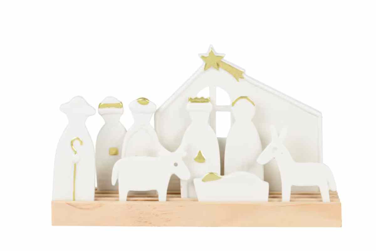 Presepe in ceramica bianca Maisons du Monde 