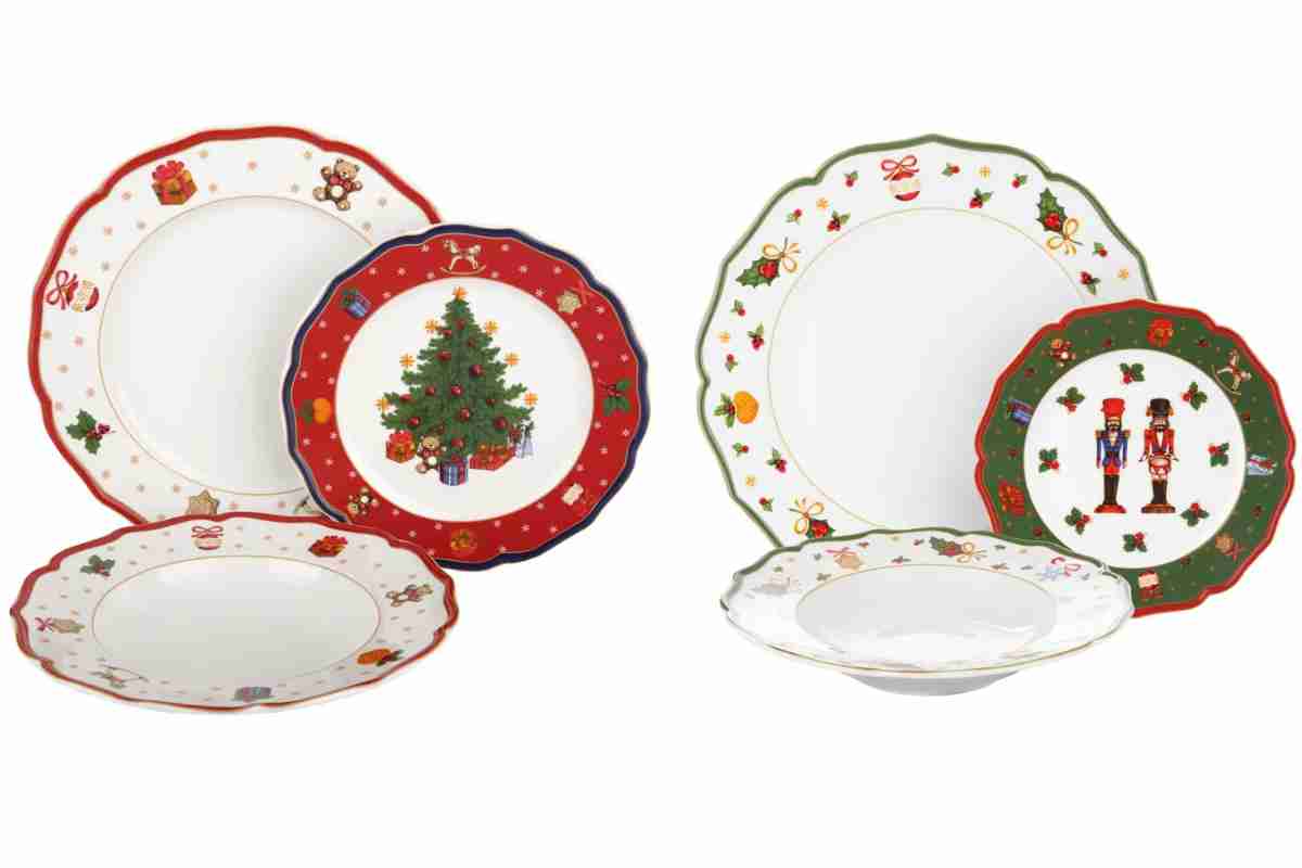 Servizi di piatti natalizi Kasanova 