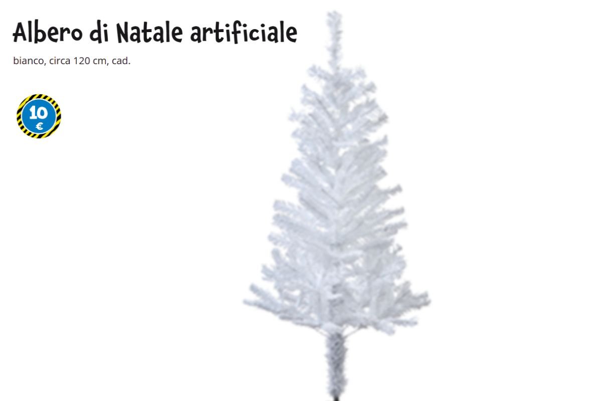 albero di natale bianco tedì